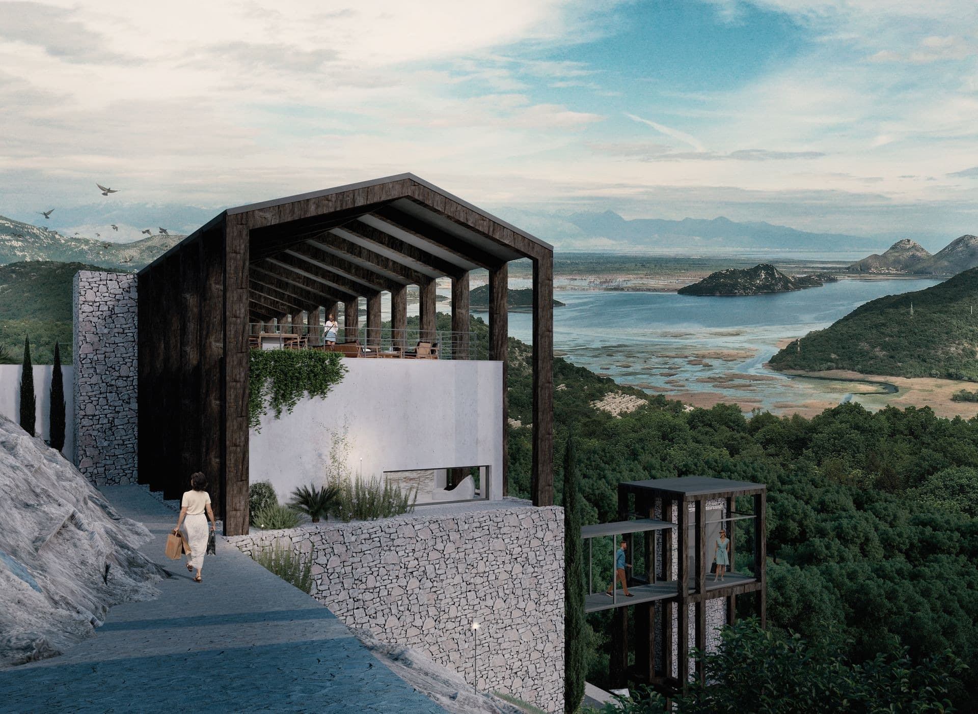 Yoga Center landscape and surroundings